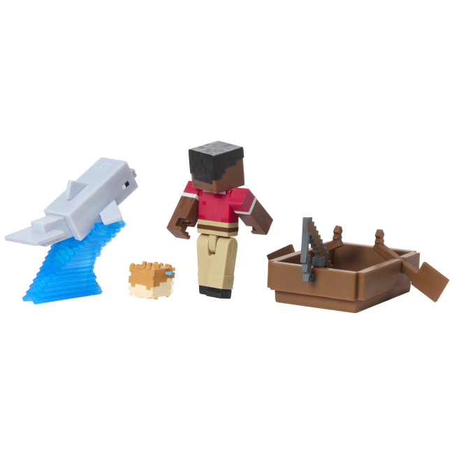 Фигурки персонажей - Набор фигурок Minecraft Sailor Zuri and Zuri Marin (GTT53/2)#4