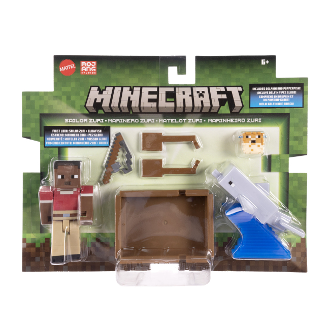 Фигурки персонажей - Набор фигурок Minecraft Sailor Zuri and Zuri Marin (GTT53/2)#6