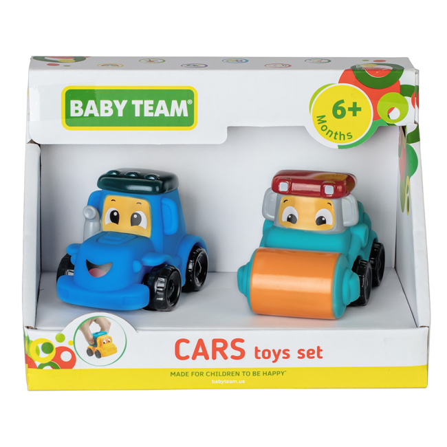 Машинки для малышей - ​Игровой набор Baby Team Машинки Набор с катком (8603/3)#2