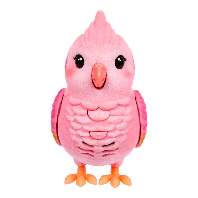 Мягкие животные - Интерактивная игрушка Little Live Pets Попугайчик какаду Рози в клетке (26692)#4