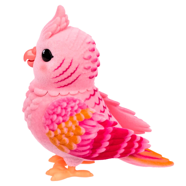 Мягкие животные - Интерактивная игрушка Little Live Pets Попугайчик какаду Рози в клетке (26692)#5