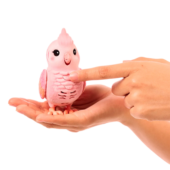 Мягкие животные - Интерактивная игрушка Little Live Pets Попугайчик какаду Рози в клетке (26692)#8