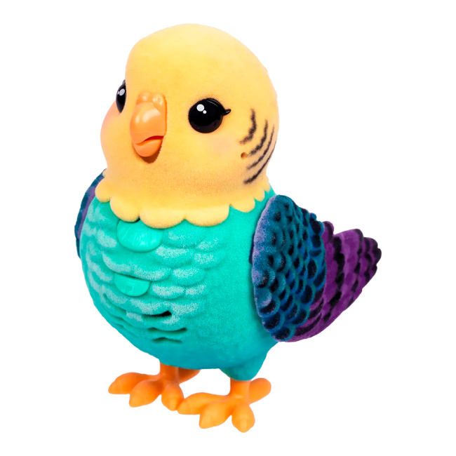 Мягкие животные - Интерактивная игрушка Little Live Pets Волнистый попугайчик Инди в клетке (26691)#4