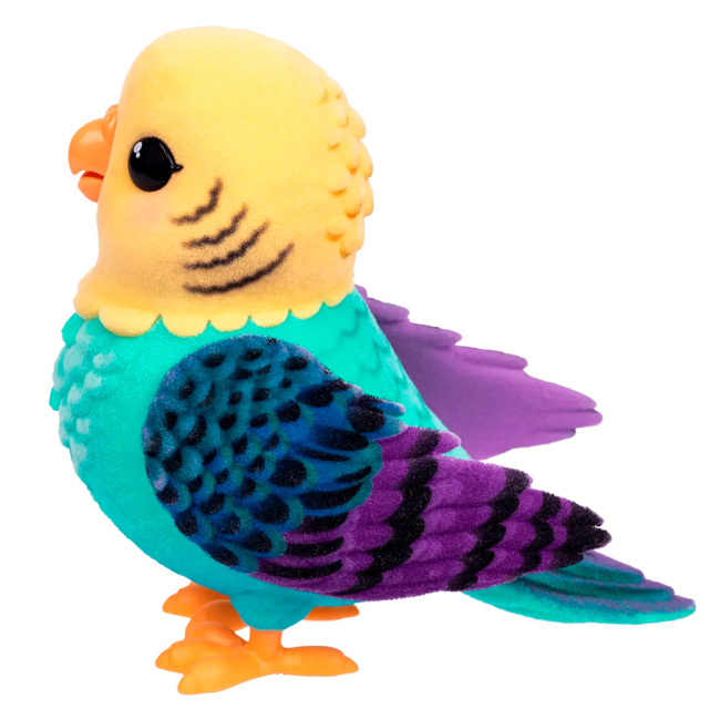 Мягкие животные - Интерактивная игрушка Little Live Pets Волнистый попугайчик Инди в клетке (26691)#5