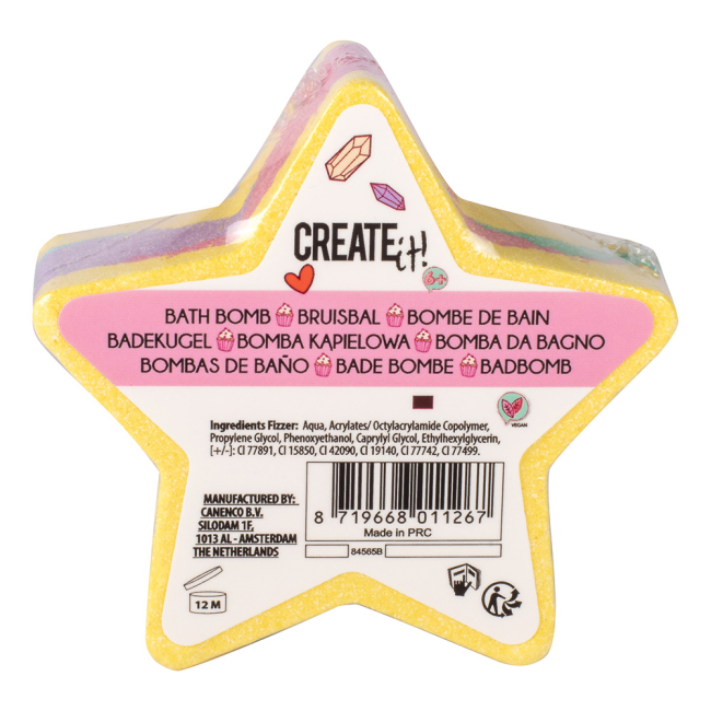 Косметика - Бомбочка для ванни Create It! Зірочка (84565/1)#3