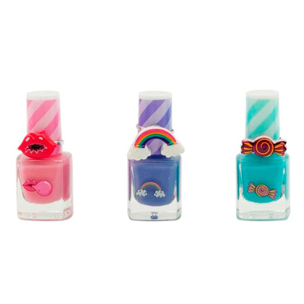 Косметика - Набор лаков для ногтей Create It! Candy с колечками розовый (84807/1)#2