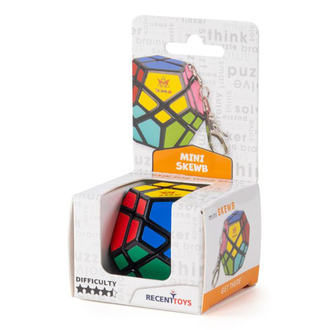 Брелоки - Брелок-головоломка RecentToys Mini Skewb Ultimate (8717278850481)#2