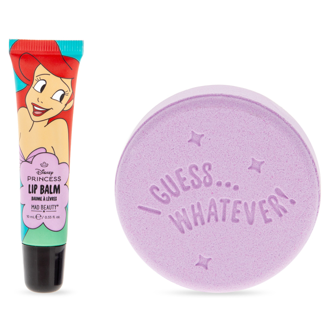 Косметика - Набор бомбочка для ванны и бальзам для губ Mad beauty Ариэль 10 мл (DPE-16225-8)#2