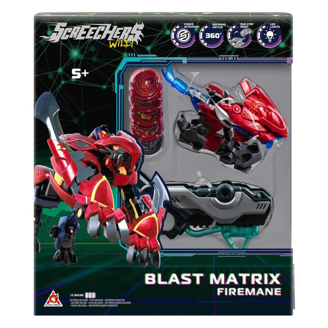 Трансформеры - Игровой набор Screechers Wild S5 L2 Файермен (EU686122)#8