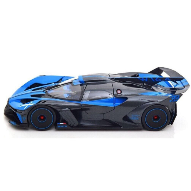 Автомоделі - Автомодель Bburago Bugatti Bolide чорно-синій (18-11047 BU)#3