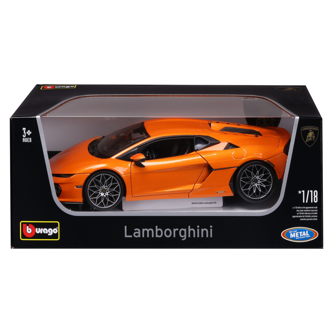 Автомодели - Автомодель Bburago Lamborghini Temerario оранжевый (18-11052Or)#6