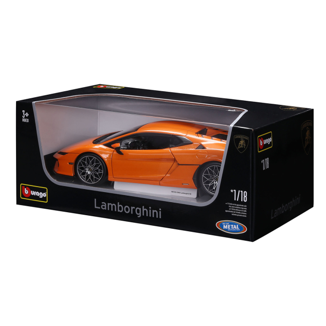 Автомодели - Автомодель Bburago Lamborghini Temerario оранжевый (18-11052Or)#7