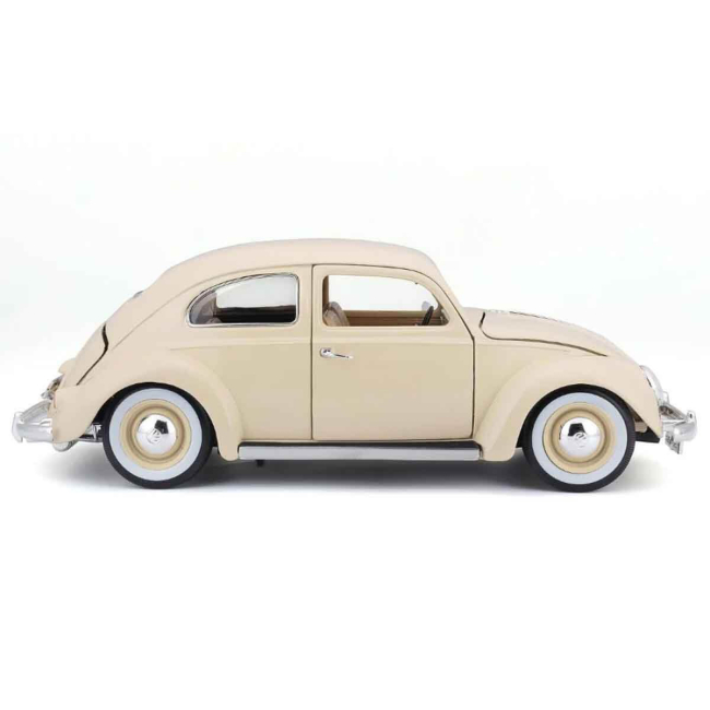 Автомоделі - Автомодель Bburago Volkswagen Kafer Beetle 1955 бежевий (18-12029 CM)#5