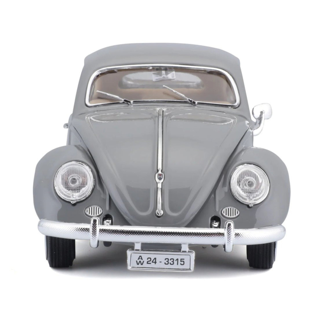 Автомоделі - Автомодель Bburago Volkswagen Kafer Beetle 1955 сірий (18-12029 GY)#3