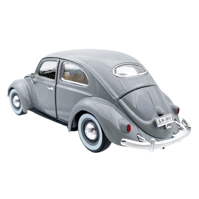 Автомоделі - Автомодель Bburago Volkswagen Kafer Beetle 1955 сірий (18-12029 GY)#7