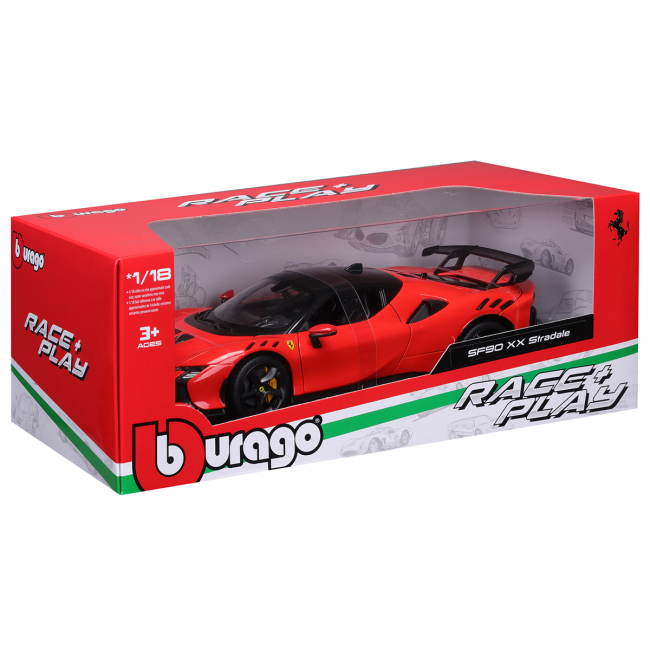 Автомодели - Автомодель Bburago Race & Play Ferrari SF90 XX Stradale (18-16020)#8