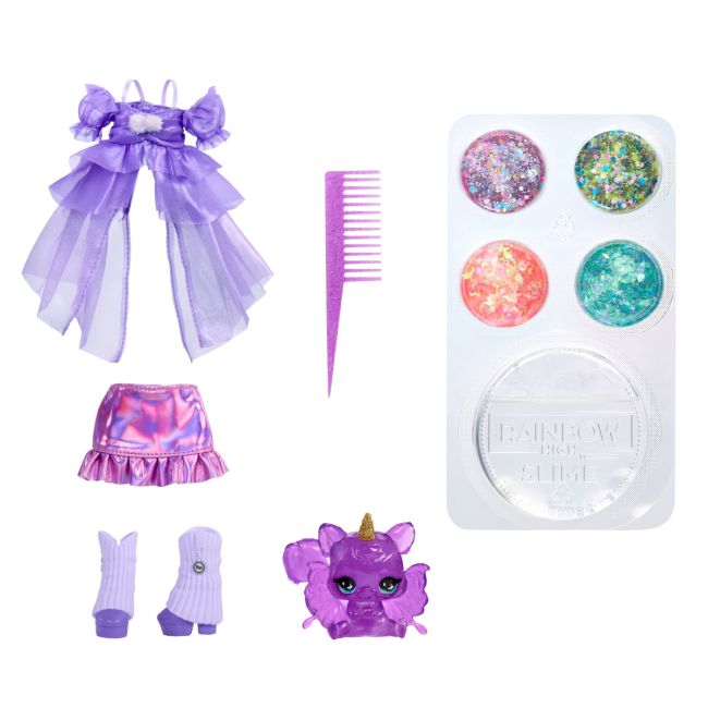 Ляльки -  Лялька Rainbow high Rainbow shimmers Віолетта (122425)#3