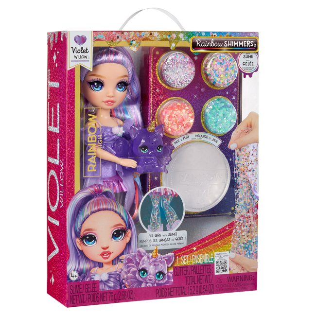 Ляльки -  Лялька Rainbow high Rainbow shimmers Віолетта (122425)#4