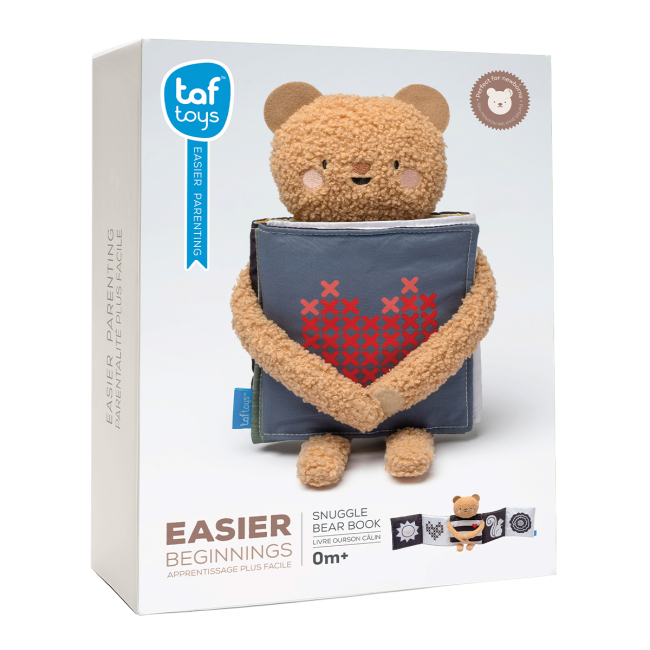 Развивающие игрушки - Развивающая книжка Taf Toys Объятия медвежонка 2 в 1 (13795)#2