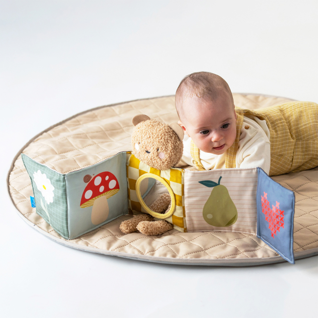 Развивающие игрушки - Развивающая книжка Taf Toys Объятия медвежонка 2 в 1 (13795)#4