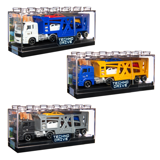 Транспорт і спецтехніка - ​Автомодель TechnoDrive Автоперевізник в асортименті (250415CG)#9