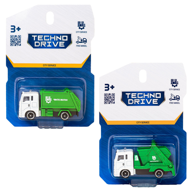 Транспорт і спецтехніка - Мінімодель TechnoDrive Міська служба в асортименті (250421CG)#8