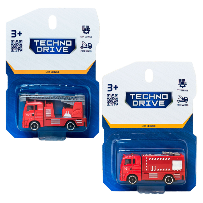Транспорт і спецтехніка - ​Мінімодель TechnoDrive Міська служба в асортименті (250421CG)#9