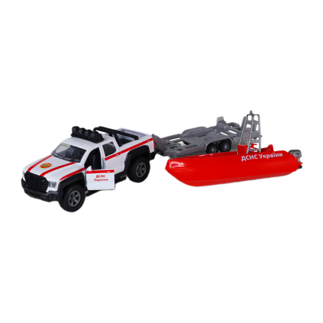 Транспорт і спецтехніка - Ігровий набір TechnoDrive Служба порятунку на воді (510217.270)#7