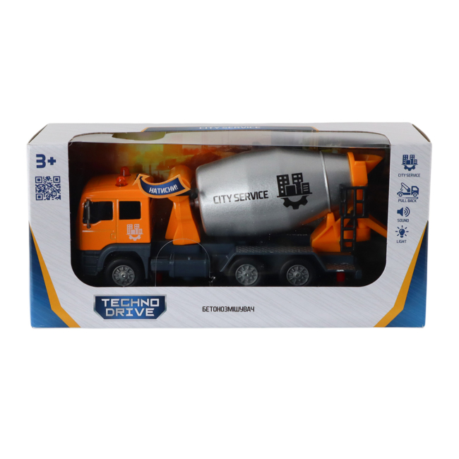 Транспорт і спецтехніка - Автомодель TechnoDrive Бетонозмішувач (510777.270)#9