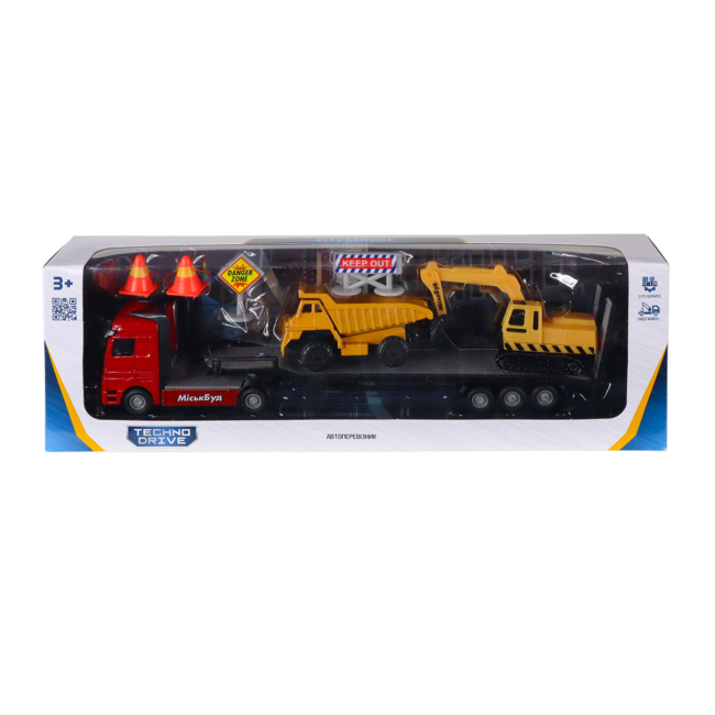 Транспорт и спецтехника - Игровой набор TechnoDrive Автоперевозчик (541757.270)#9