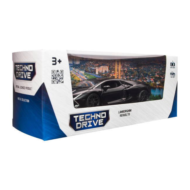 Автомоделі - Автомодель TechnoDrive Lamborghini Revuelto матовий чорний (250934UBl)#8