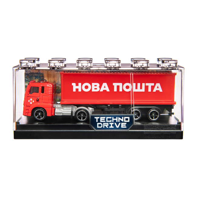 Транспорт и спецтехника - Автомодель TechnoDrive Фура Новая Почта (250416CG)#7