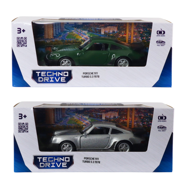 Автомоделі - Автомодель TechnoDrive Porsche 911 Turbo 3.3 1978 в асортименті (250413U)#8