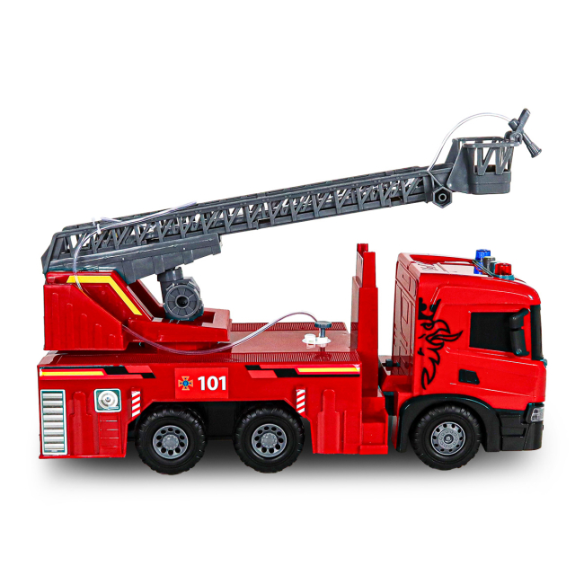 Транспорт и спецтехника - Автомодель TechnoDrive Super Big Truck Пожарная машина Scania (5005KS)#3