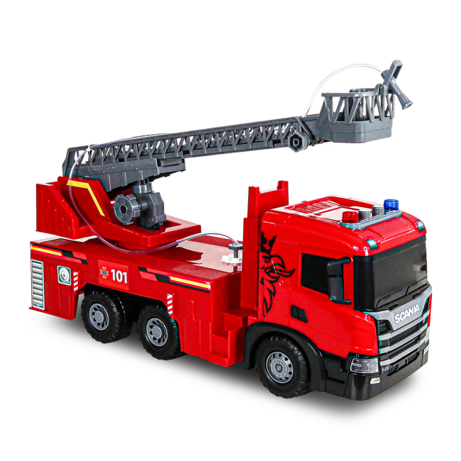 Транспорт и спецтехника - Автомодель TechnoDrive Super Big Truck Пожарная машина Scania (5005KS)#4