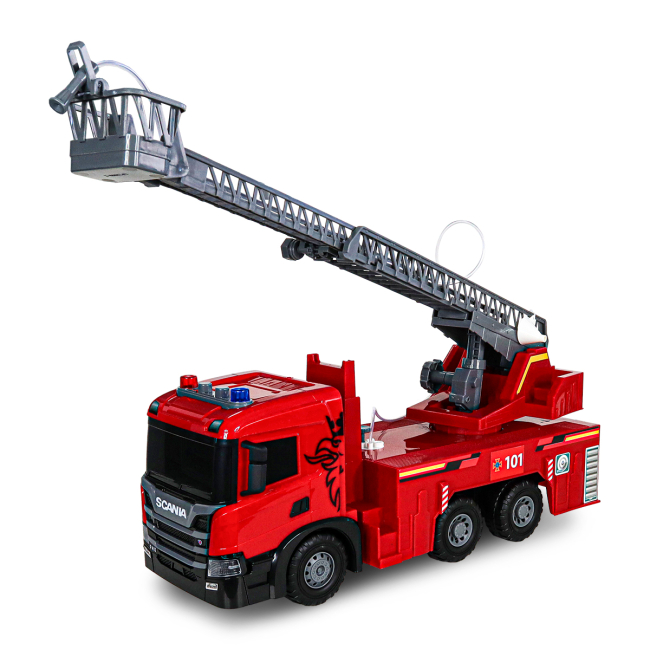 Транспорт и спецтехника - Автомодель TechnoDrive Super Big Truck Пожарная машина Scania (5005KS)#5