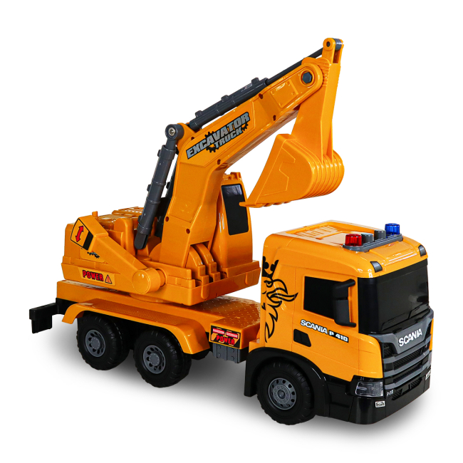 Транспорт и спецтехника - Автомодель TechnoDrive Super Big Truck Экскаватор Scania (5006KS)#2