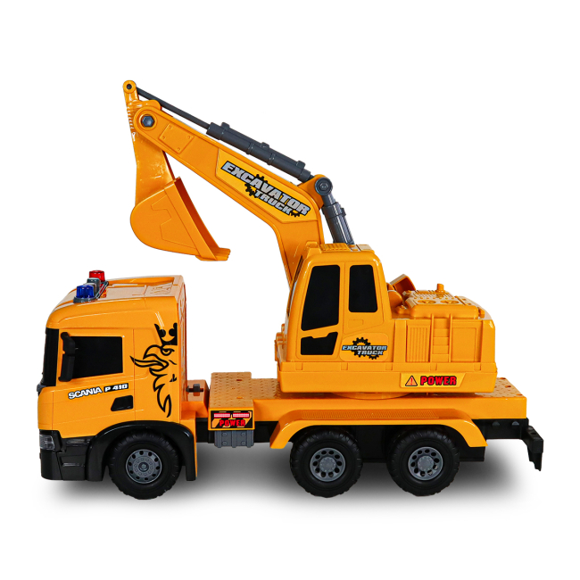 Транспорт и спецтехника - Автомодель TechnoDrive Super Big Truck Экскаватор Scania (5006KS)#3