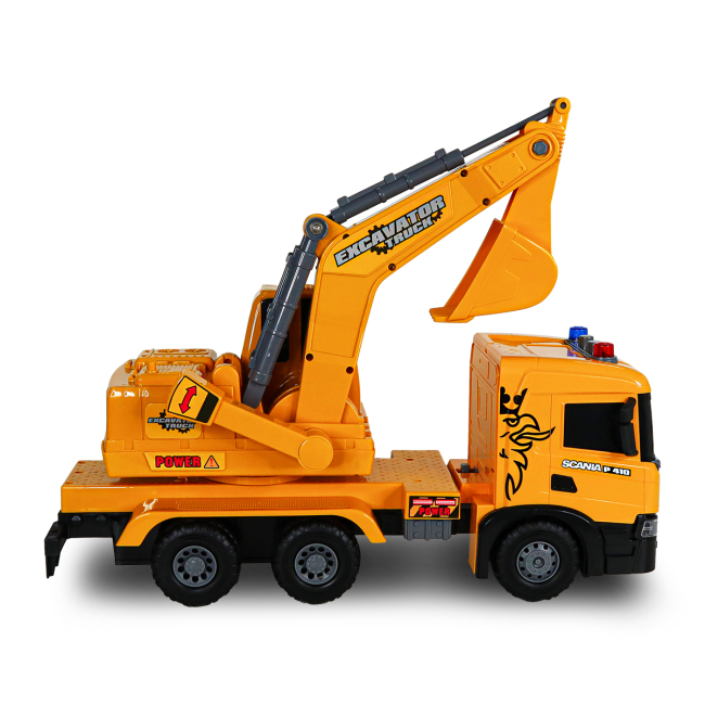 Транспорт и спецтехника - Автомодель TechnoDrive Super Big Truck Экскаватор Scania (5006KS)#4