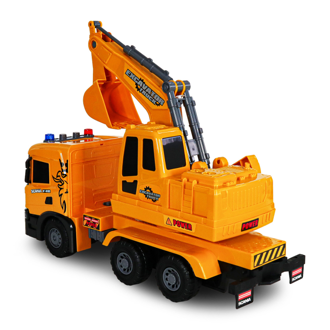 Транспорт и спецтехника - Автомодель TechnoDrive Super Big Truck Экскаватор Scania (5006KS)#5