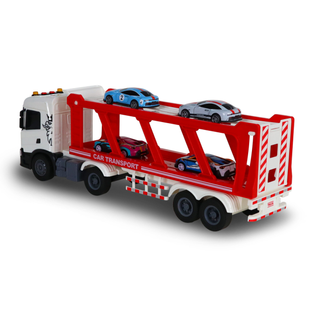Транспорт и спецтехника - Игровой набор TechnoDrive Large truck Автоперевозчик Scania (6414KS)#4