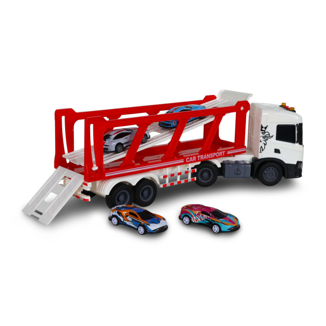 Транспорт и спецтехника - Игровой набор TechnoDrive Large truck Автоперевозчик Scania (6414KS)#6