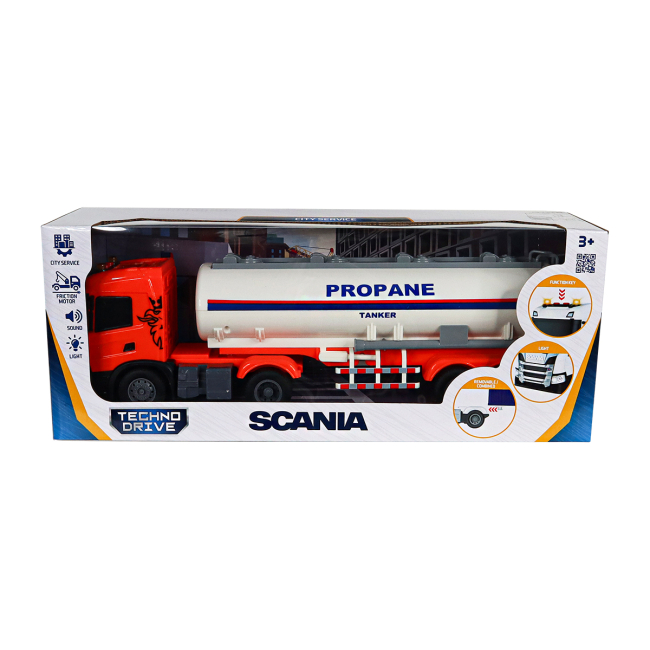 Транспорт и спецтехника - Автомодель TechnoDrive Large truck Автоцистерна Scania (6418KS)#8