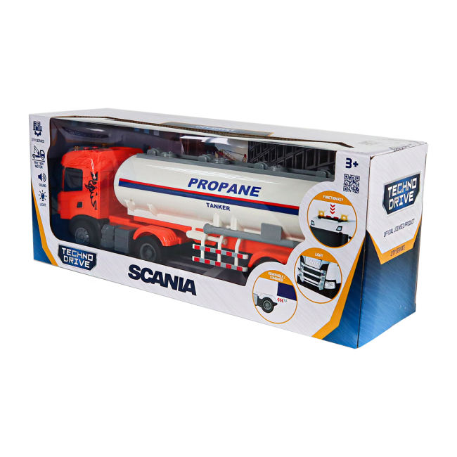 Транспорт и спецтехника - Автомодель TechnoDrive Large truck Автоцистерна Scania (6418KS)#9