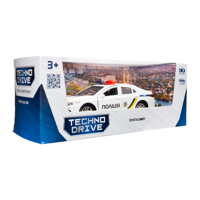 Транспорт і спецтехніка - Автомодель TechnoDrive Toyota Camry Поліція (KM250416)#10