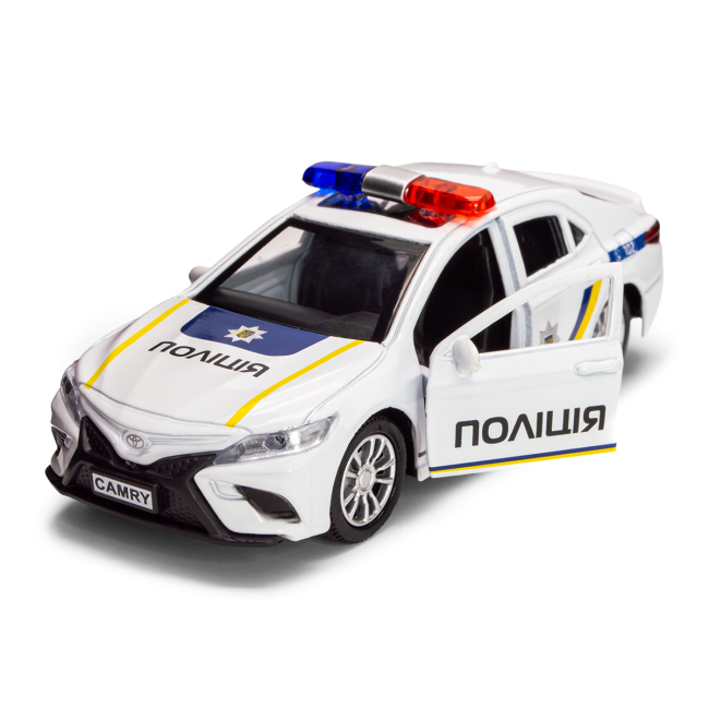 Транспорт і спецтехніка - Автомодель TechnoDrive Toyota Camry Поліція (KM250416)#7