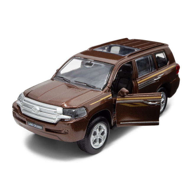 Автомоделі - Автомодель TechnoDrive Toyota Land Cruiser коричневий (KM250420)#9