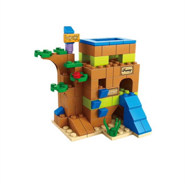Блочные конструкторы - Конструктор Shantou Yisheng Дом на дереве 1000 элементов (K8832-5)#5
