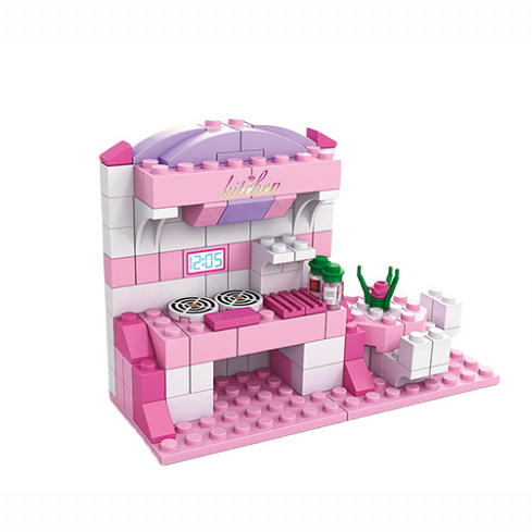 Блочные конструкторы - Конструктор Shantou Yisheng Дом принцессы 1000 элементов (K8857-2)#4