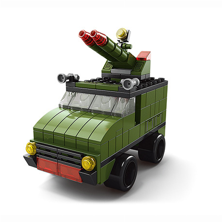 Блочные конструкторы - Конструктор Shantou Yisheng Бронемашина 1000 элементов (K8857-4)#4